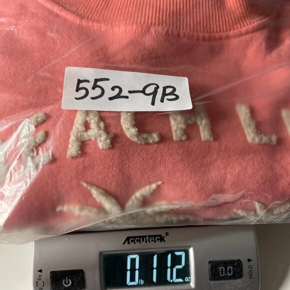 No Boundaries Coral Pink Beach Life Malibu California Graphic Sweatshirt Size M - Picture 10 of 10